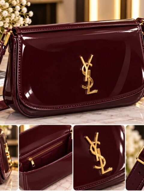 شنطة جلد YSL فاخرة